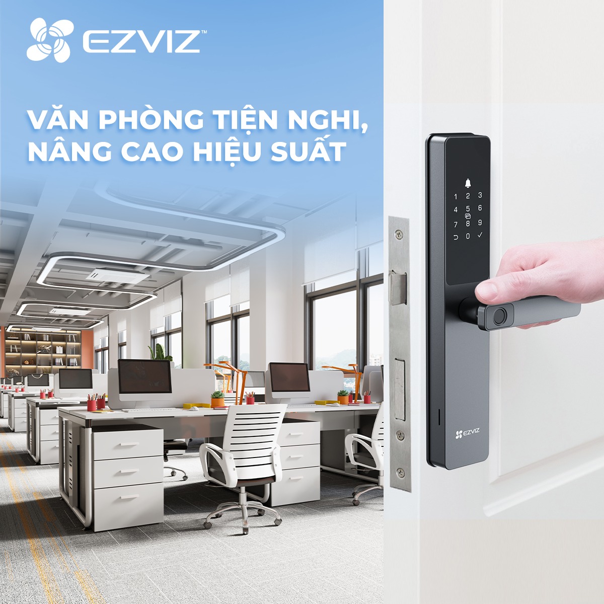 Khóa Vân Tay Ezviz DL05 Khóa Cửa Thông Minh