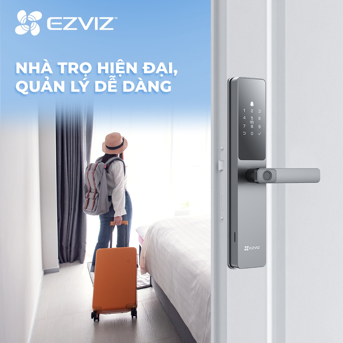 Khóa Vân Tay Ezviz DL05 Khóa Cửa Thông Minh