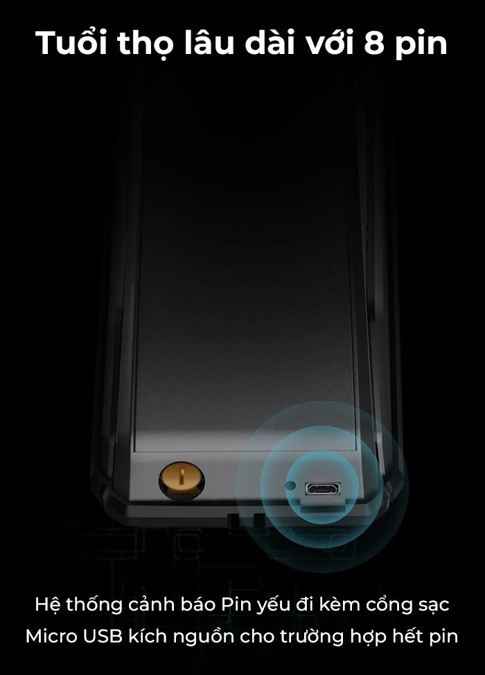 Khóa vân tay Kaadas K9-5W tích hợp Wifi & cảm biến mở cửa 20 kaadas k9 5w b9