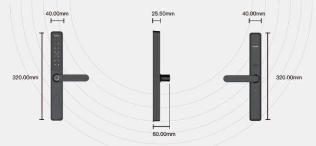 Khóa vân tay cửa nhôm Kaadas S10-5W tích hợp Wifi 17 kaadas s10 5w b6