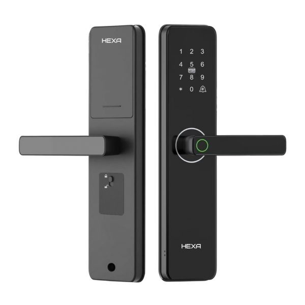 Khóa Vân Tay Hexa HX12 Khóa tay gạt cửa gỗ cửa composite chung cư
