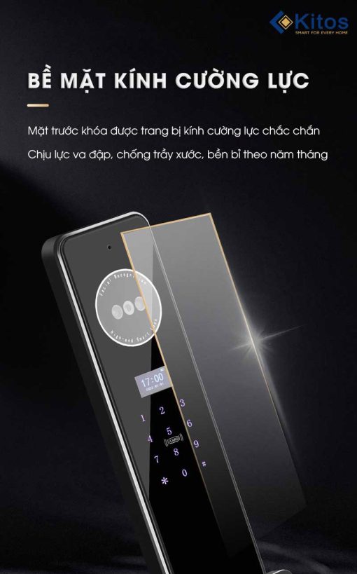 Khóa cửa vân tay có camera + màn hình Kitos KT X8 - Ảnh 4