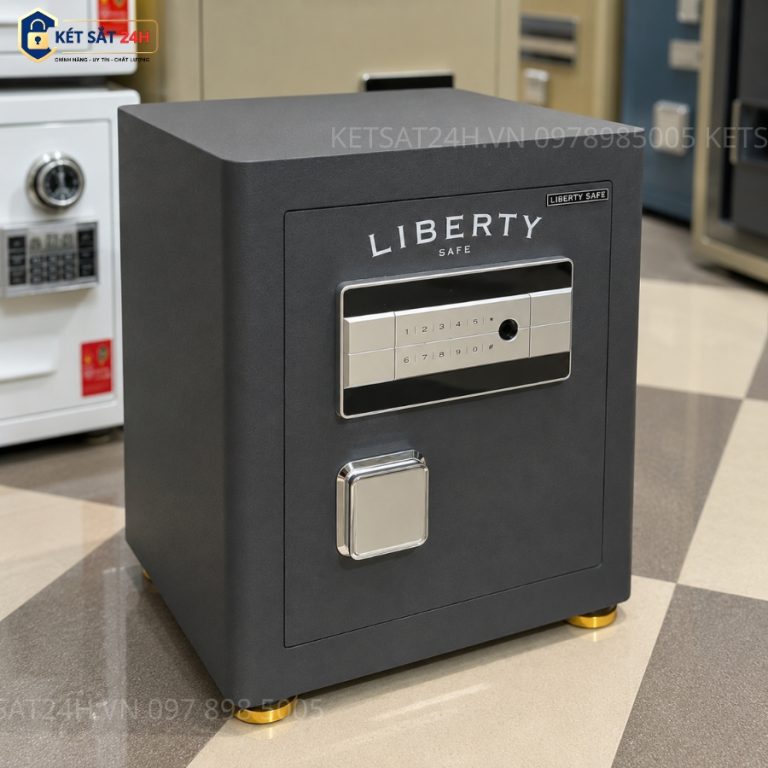 Két sắt Liberty LB45S mini vân tay điện tử kết nối điện thoại - Ảnh 3